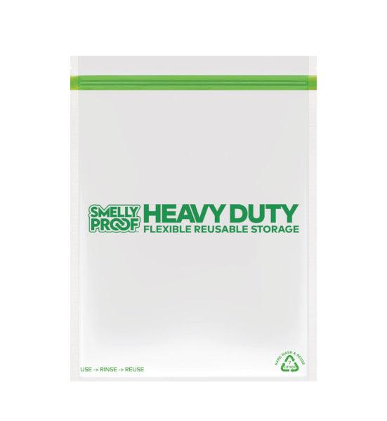 2 Gallon Clear Flat Bag in Heavy Duty 5 Mil Thickness